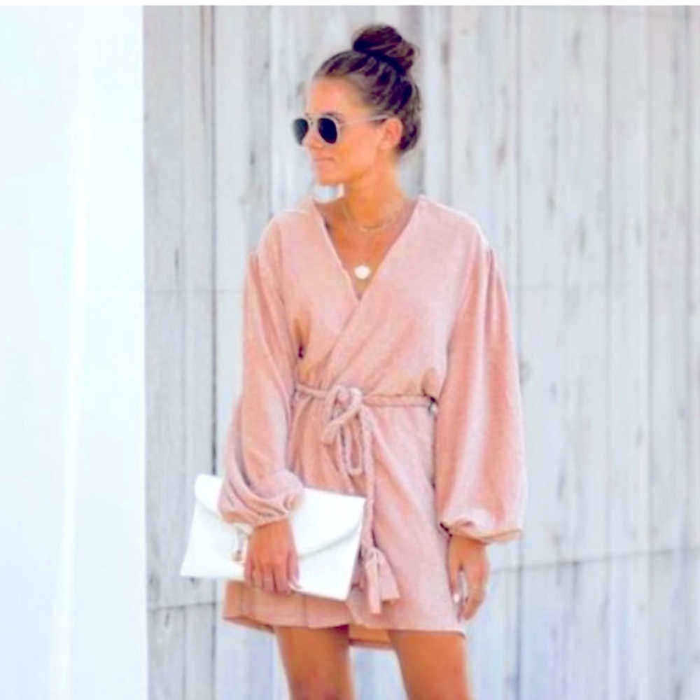NWT Sparkle Wrap Dress